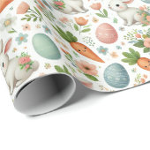 Colofrul Osterbrot und Carrot Wrapping Paper Geschenkpapier (Rolleneckpunkt)