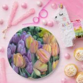 Coloful Bündel Tulpen Pappteller (Party)