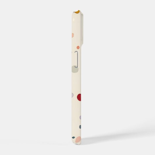 Coloful Circular Dots Case For iPhone iPhone 15 Hülle (Rechte Seite)