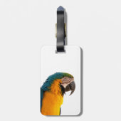 coloful Parrot Gepäckanhänger (Rückseite vertikal)