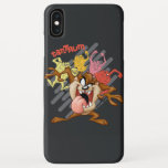 Coloful "Tantrum" TAZ™ Case-Mate iPhone Hülle<br><div class="desc">Check out TAZ™ in this graphic with colorful tantrum poses arranged d hinter dem Rad d'him.</div>