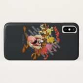 Coloful "Tantrum" TAZ™ Case-Mate iPhone Hülle (Rückseite (Horizontal))