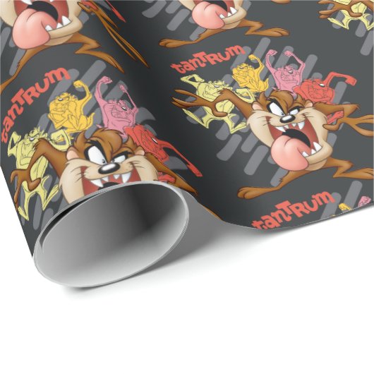 Coloful "Tantrum" TAZ™ Geschenkpapier (Rolleneckpunkt)