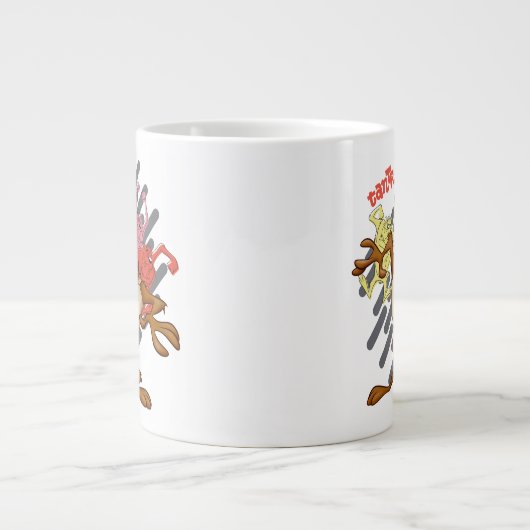 Coloful "Tantrum" TAZ™ Jumbo-Tasse (Vorderseite)