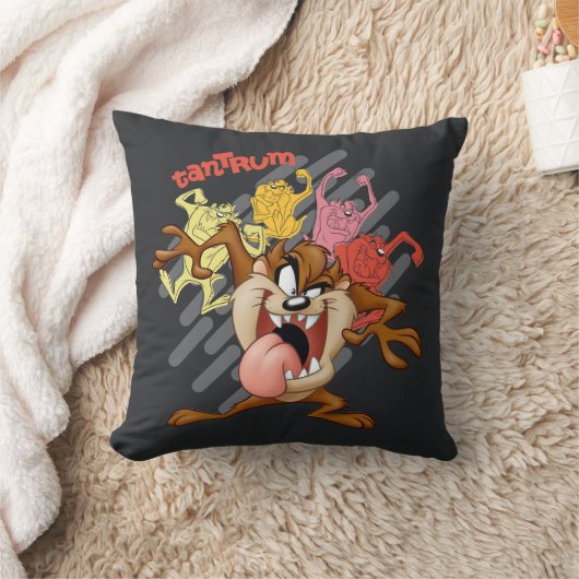 Coloful "Tantrum" TAZ™ Kissen (Decke)