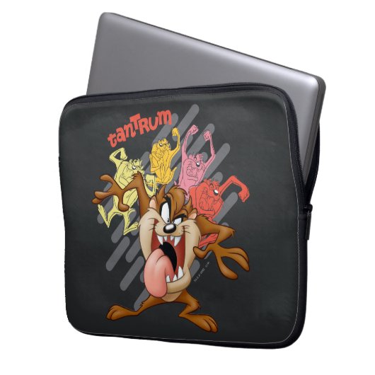 Coloful "Tantrum" TAZ™ Laptopschutzhülle (Vorderseite Links)