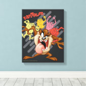 Coloful "Tantrum" TAZ™ Leinwanddruck (Insitu (Holzboden))