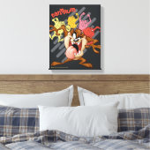 Coloful "Tantrum" TAZ™ Leinwanddruck (Insitu (Schlafzimmer))