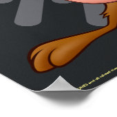 Coloful "Tantrum" TAZ™ Poster (Ecke)