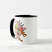 Coloful "Tantrum" TAZ™ Tasse (Vorderseite Links)