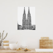 Cologne cathedral 1911 – Kölner Dom Poster (Küche)