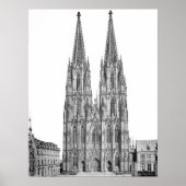 Cologne cathedral 1911 – Kölner Dom Poster (Vorne)
