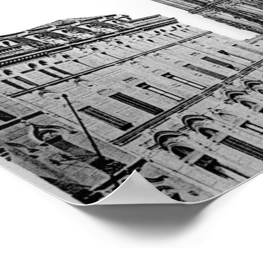 Cologne cathedral 1911 – Kölner Dom Poster (Ecke)