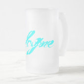 Cologne – Colonia – Köln am Rhein Mattglas Bierglas (VorderseiteRechts)