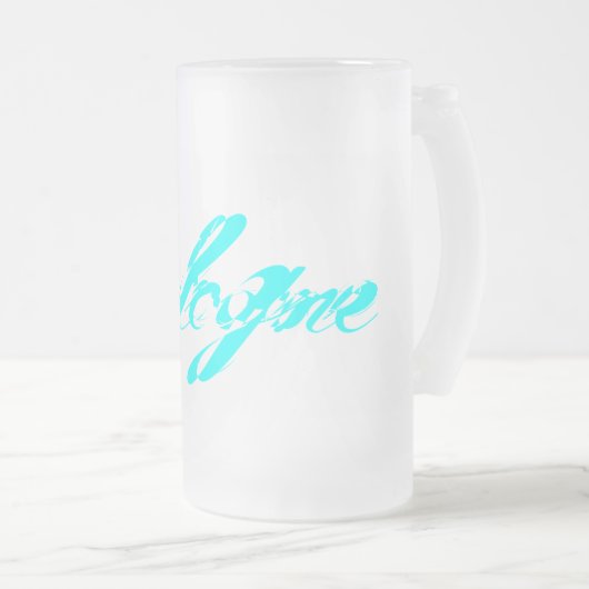 Cologne – Colonia – Köln am Rhein Mattglas Bierglas (VorderseiteRechts)