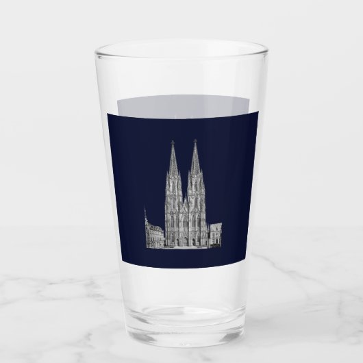 Cologne Dome Cologne Köln Kölschglas Glas (Vorderseite)