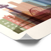 Cologne, Germany | City Skyline Poster (Ecke)