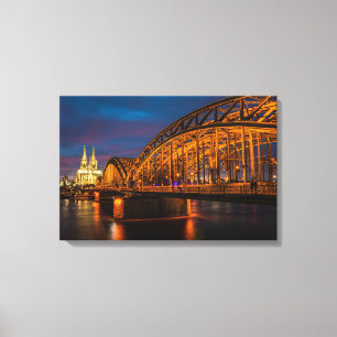 Cologne Hohenzollern Bridge Leinwanddruck