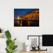 Cologne Hohenzollern Bridge Poster (Heimbüro)