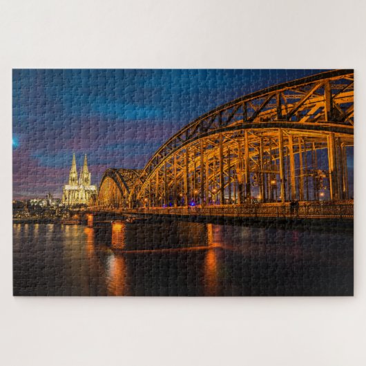 Cologne Hohenzollern Bridge Puzzle (Horizontal)