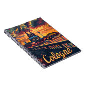 Cologne Rhin Sunset Notizblock (Rechte Seite)
