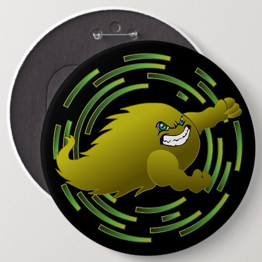 Coloma Comets #4 Button (Vorne & Hinten)