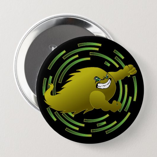 Coloma Comets #4 Button (Vorne & Hinten)