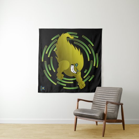 Coloma Comets #4 Wandteppich (Beispiel (Horizontal))