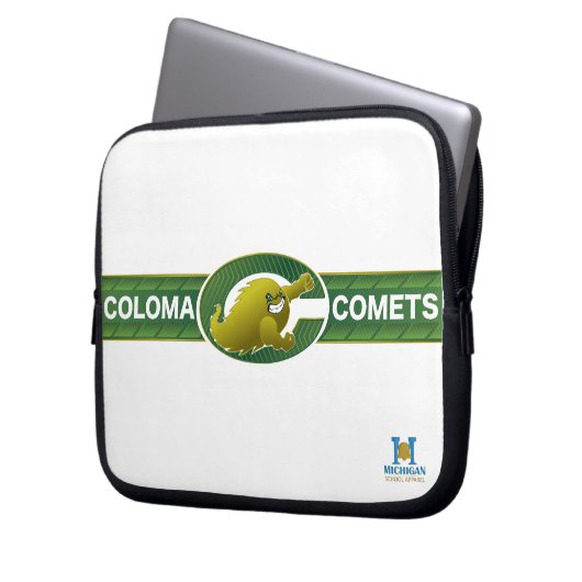 Coloma Comets Laptopschutzhülle (Vorderseite Links)