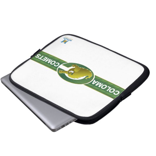 Coloma Comets Laptopschutzhülle (Vorne Knopf)