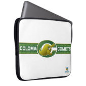 Coloma Comets Laptopschutzhülle (Vorne Rechts)