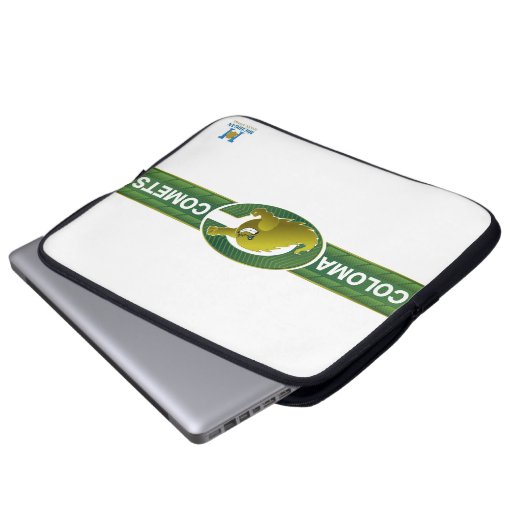 Coloma Comets Laptopschutzhülle (Vorne Knopf)