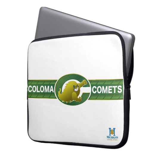 Coloma Comets Laptopschutzhülle (Vorderseite Links)