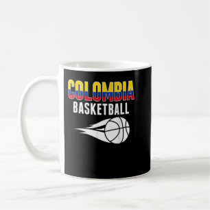 Colombia Basketball Fans Jersey Kolumbianische Fla Kaffeetasse