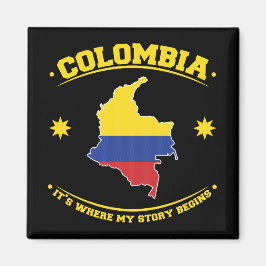 Colombia Colombian Flag Heritage Pride Magnet
