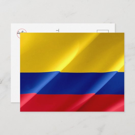 Colombia - Colombian flag - Postkarte (Vorne/Hinten)