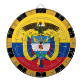 Colombia Dartboard & Flag Darts / Game Board Dartscheibe (vorne)