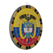 Colombia Dartboard & Flag Darts / Game Board Dartscheibe (Vorderseite Links)