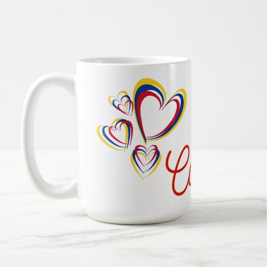 Colombia Day Gift Kaffeetasse (Links)
