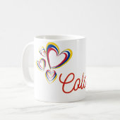 Colombia Day Gift Kaffeetasse (Vorderseite Links)