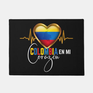 Colombia en mi Corazon Colombian Pride Fußmatte