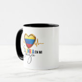 Colombia en mi Corazon Colombian Pride Tasse (Vorderseite Links)