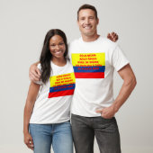 colombia_flag, COLO-RICAN: (KOLO'- RIKAN) BEBE De… T-Shirt (Unisex)