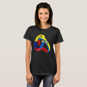 Colombia Flag Ecuador Grown Ring Marriage Wedding T-Shirt (Vorne ganz)