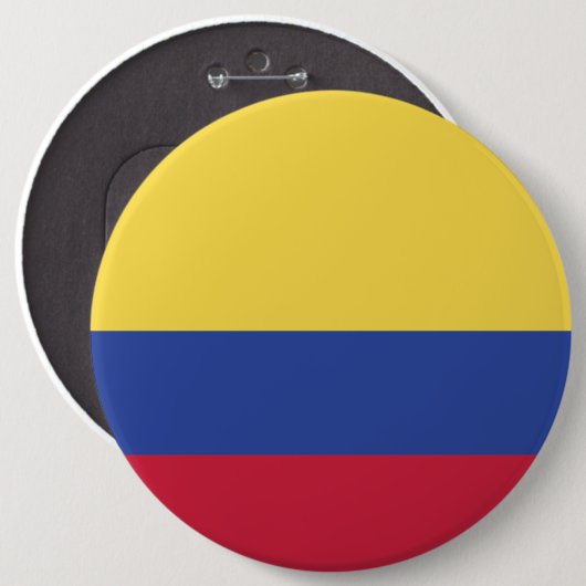 Colombia Flag Emblem Button (Vorne & Hinten)