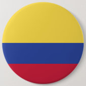 Colombia Flag Emblem Button (Vorderseite)