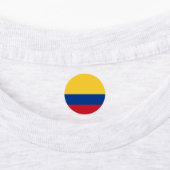 Colombia flag etiketten (Befestigt)