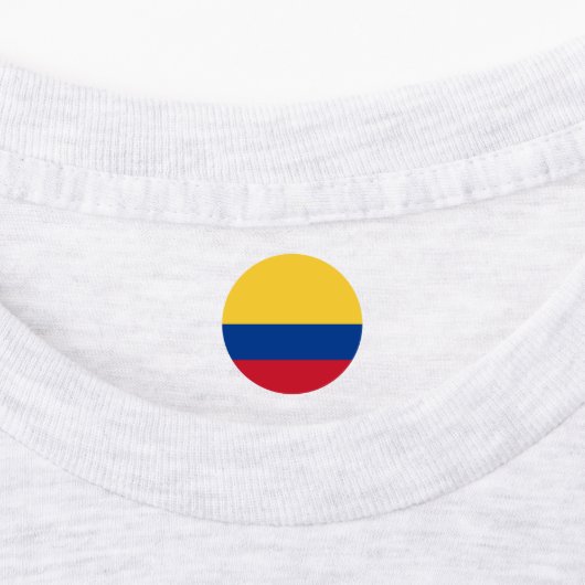 Colombia flag etiketten (Befestigt)