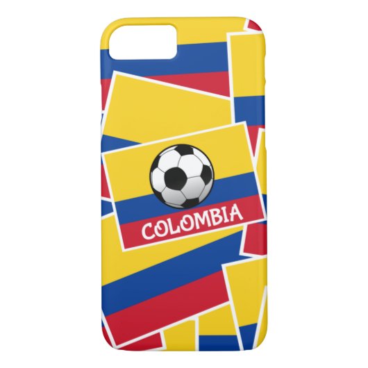 Colombia Football Case-Mate iPhone Hülle (Rückseite)