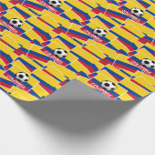 Colombia Football Geschenkpapier (Ecke)